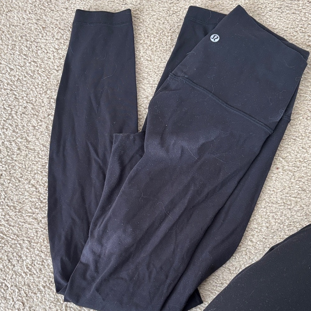 Lululemon align  Black High-Waisted Leggings